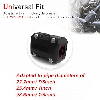Amazon.com: Xitomer 1 pair 22mm/25mm/28mm Motorcycle Engine